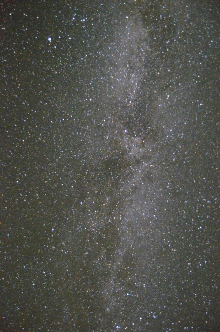 The milky way with only a 30 second exposure. I can't wait to try longer exposures