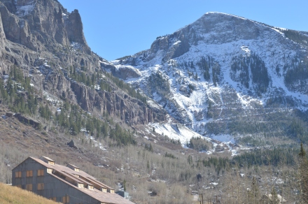The pass coming out of Telluride CO going over into the next valley where Ophir is located.